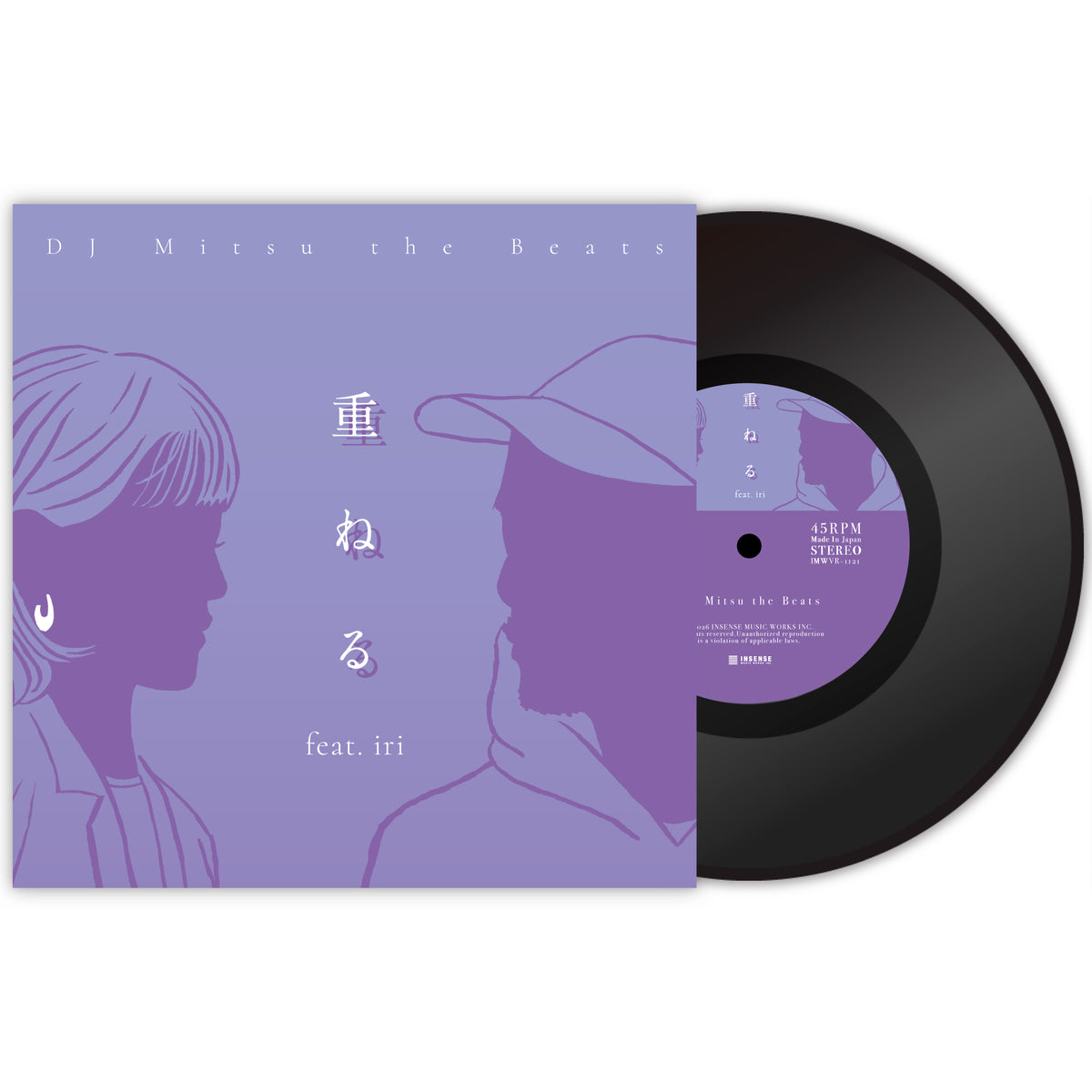[Pre-order Product] [7-inch Vinyl] DJ Mitsu the Beats / Kasaneru feat. iri